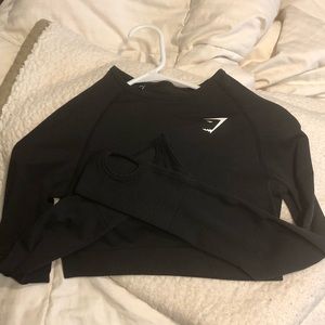 Gymshark Vital Long Sleeve Crop SMALL